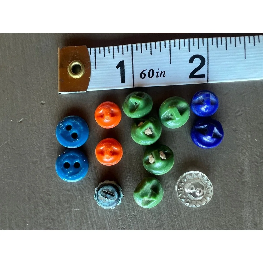 Vintage‎ Glass Buttons Lot 12pc Carved Art Deco Czech Retro Upcycled MCM Crafts